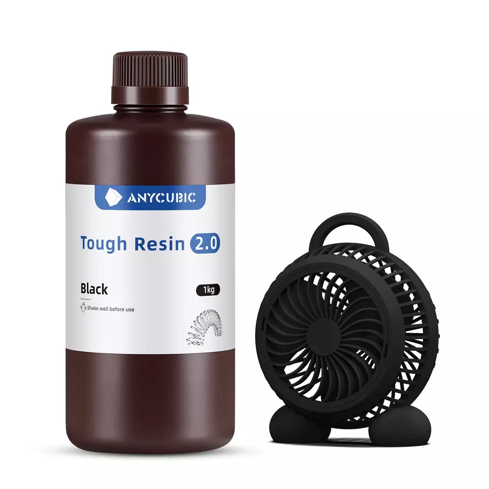 ANYCUBIC Flexible UV Tough Resin 2.0 405nm High Impact Strength Resin For 3D Printer