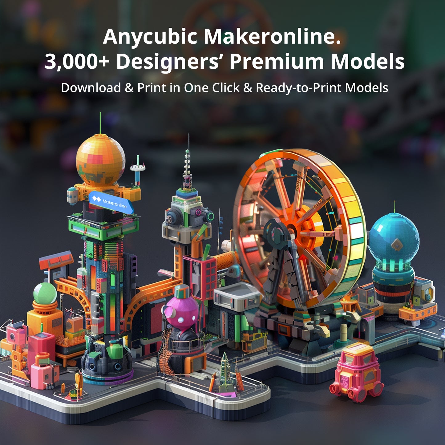 ANYCUBIC Kobra 3 V2/Combo 3D Printer | High Speed 600 mm/s | Enhanced Version