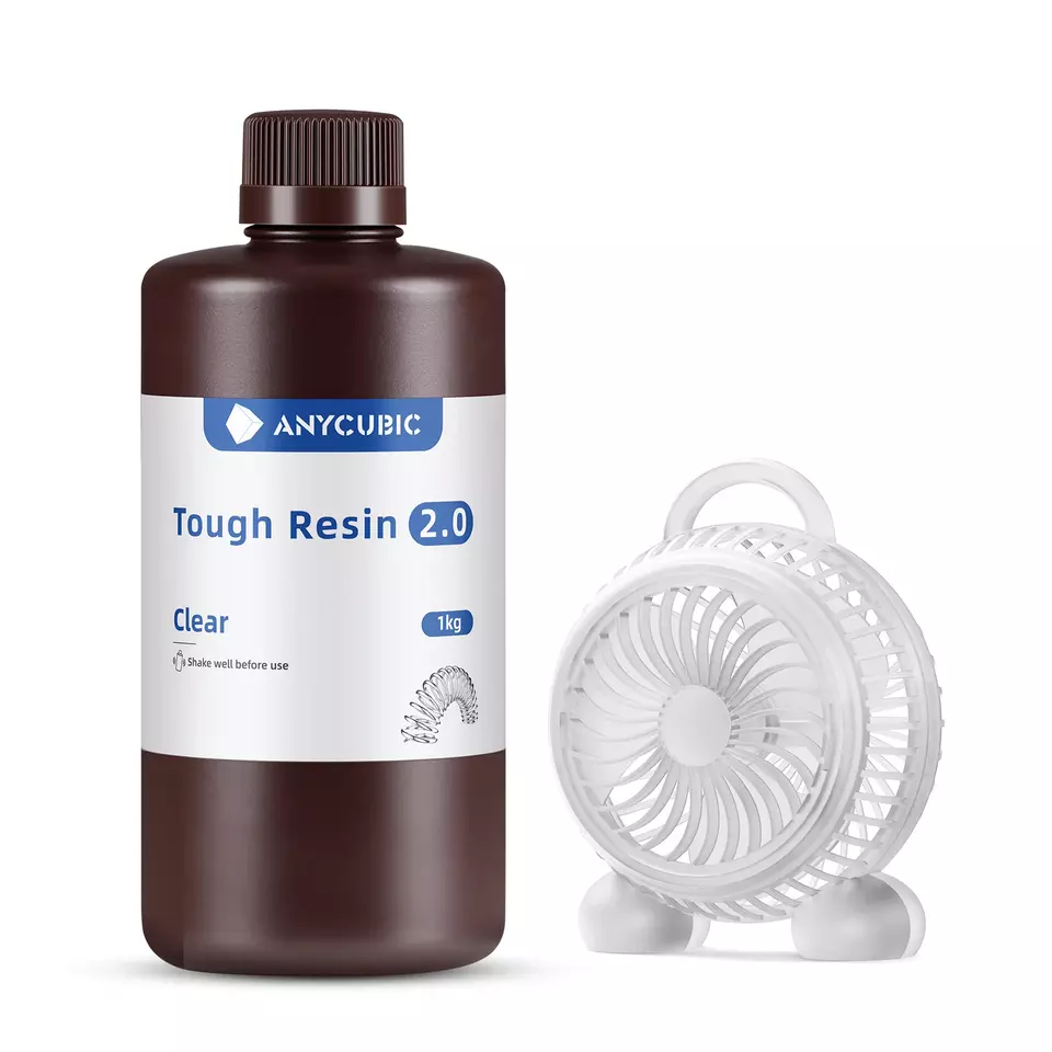 ANYCUBIC Flexible UV Tough Resin 2.0 405nm High Impact Strength Resin For 3D Printer