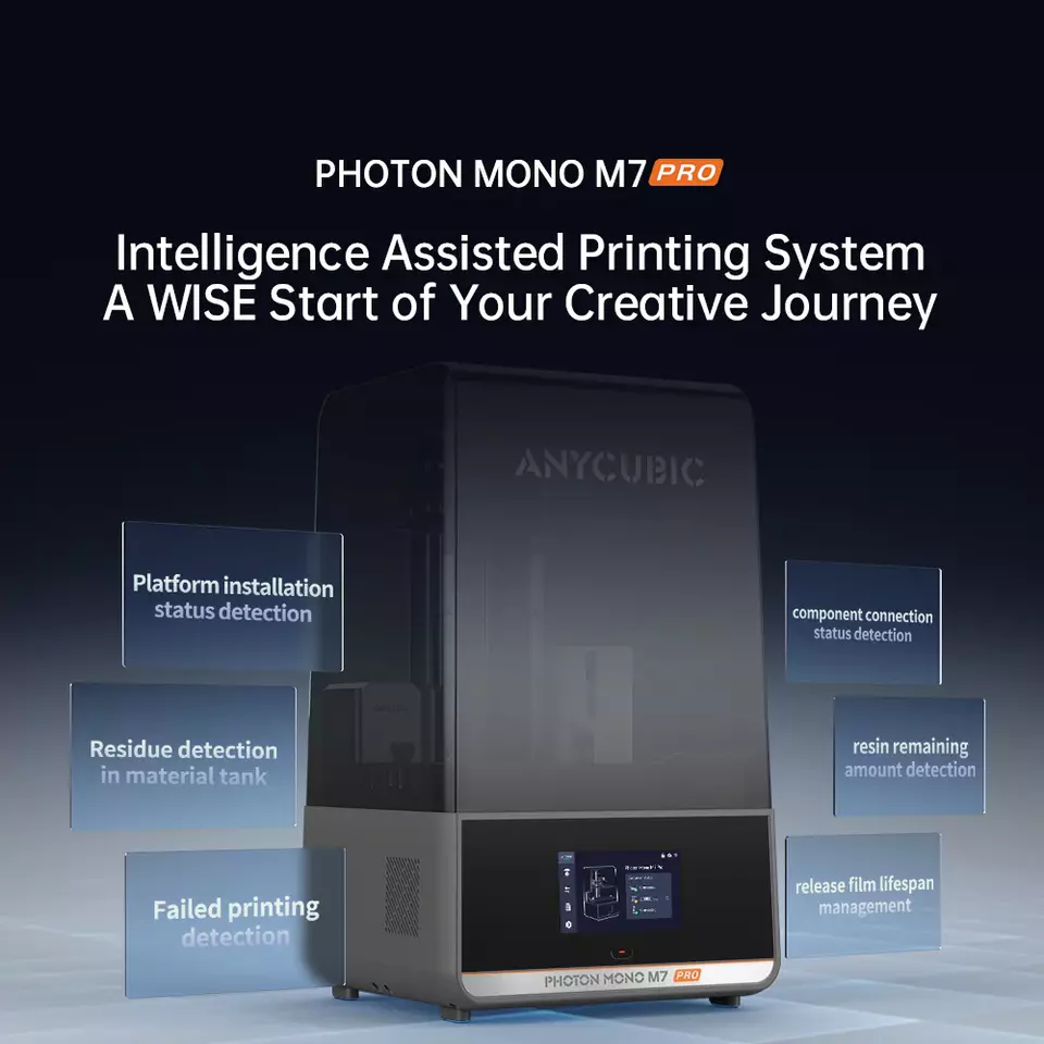 ANYCUBIC Photon Mono M7 PRO 14K LCD SLA Resin 3D Printer