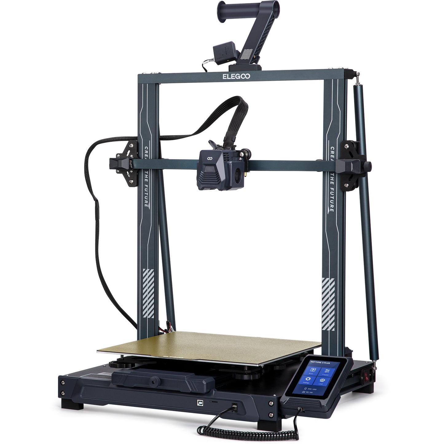 ELEGOO Neptune 3 Plus FDM 3D Printer with Larger Build Volume of 320x320x400mm