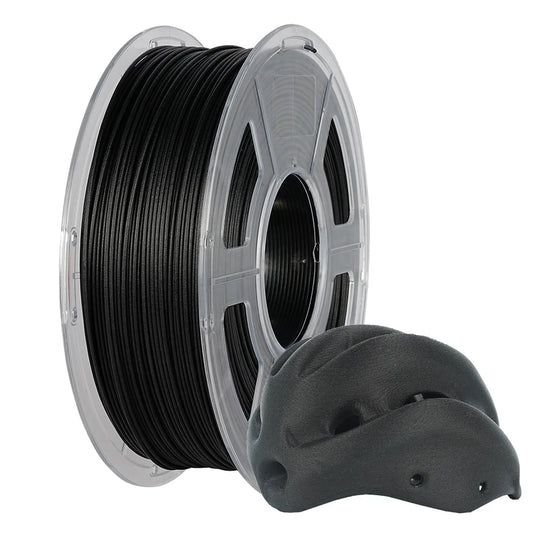 Nylon-6 Carbon Fiber (PA6-CF Black) 3D Printer Filament 1KG Fashion3d