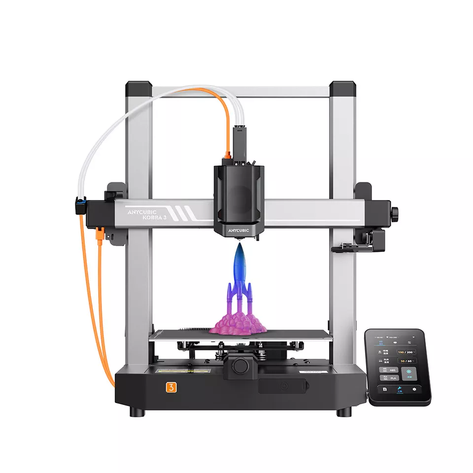 Anycubic Kobra 3 3D Printer 600mm/s Auto Leveling High Speed