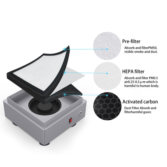 Laser Smoke Absorber Purifier Solder For Laser Engraving Machine