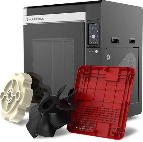Flashforge Creator 4 S 3D Printer supports flexible materials C4S 400*350*500