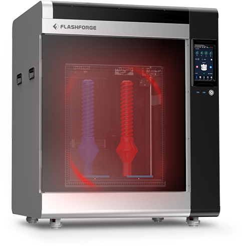 Flashforge Creator 4 S 3D Printer supports flexible materials C4S 400*350*500