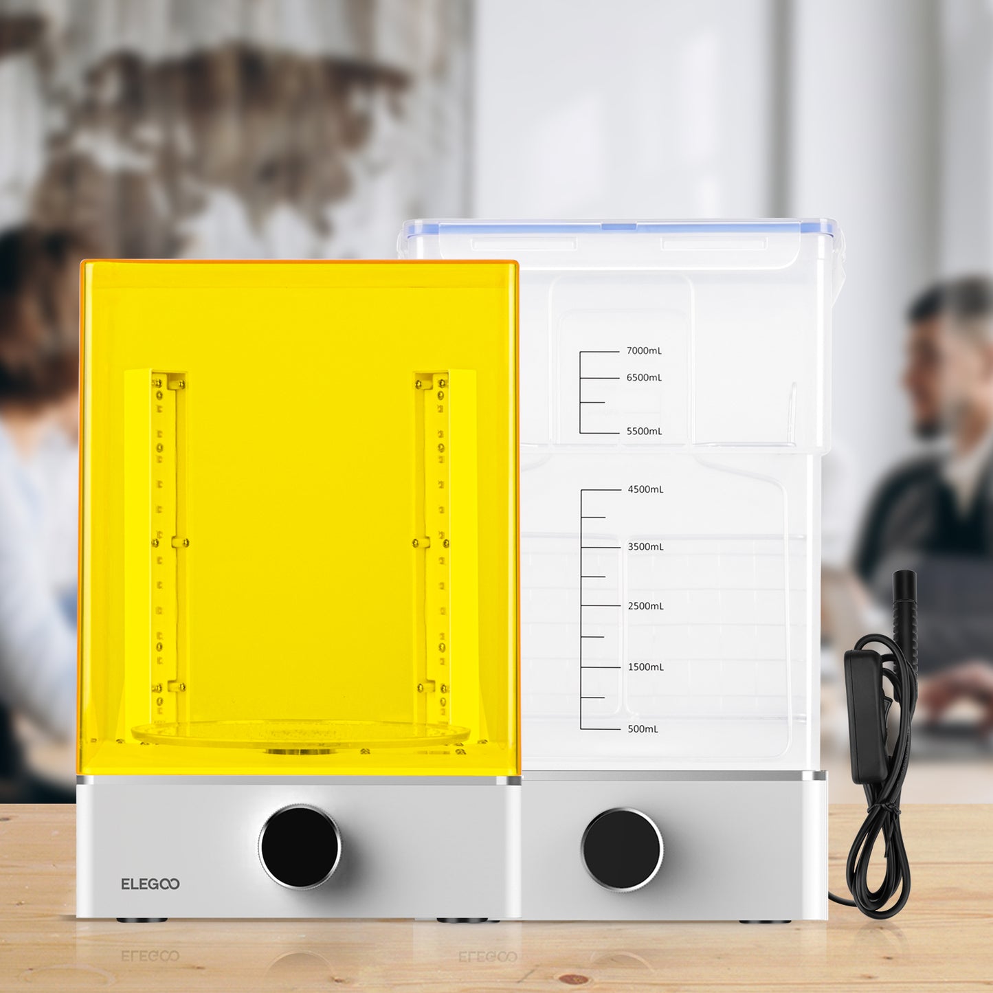 ELEGOO Mercury XS Bundle with Separate Washing and Curing Station for Large Resin 3D Printed Models