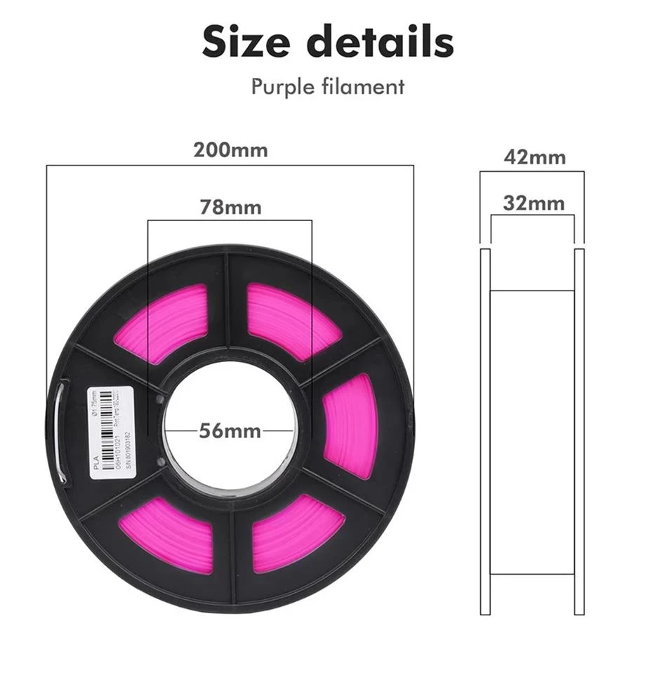 PLA+ 3D Printer filament 1.75mm 1kg Fashion3d