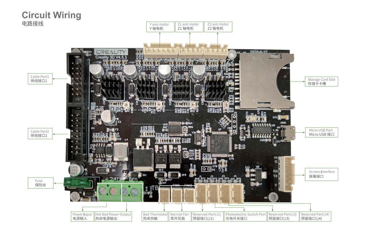 Mainboard / Motherboard for Creality 3D Printer