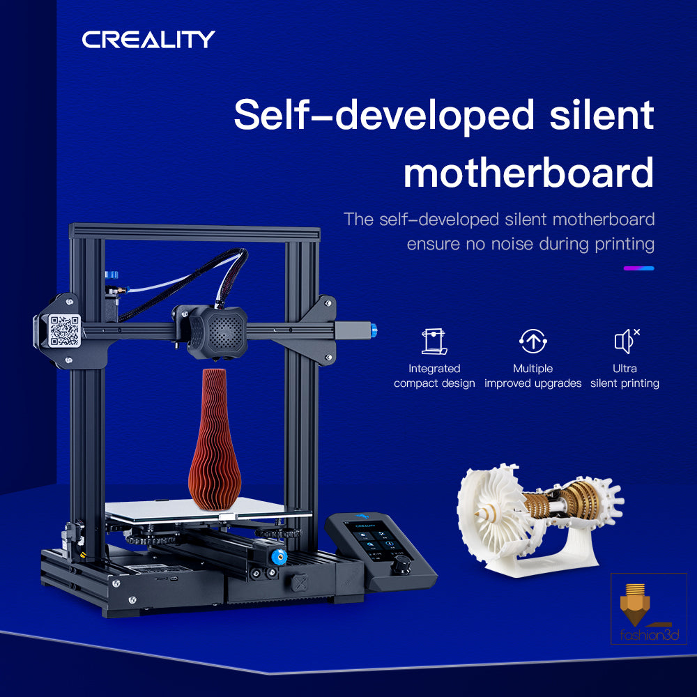 Creality Ender-3 V2 220*220*250mm 3D Printer with Silent Mainboard Xy-axis