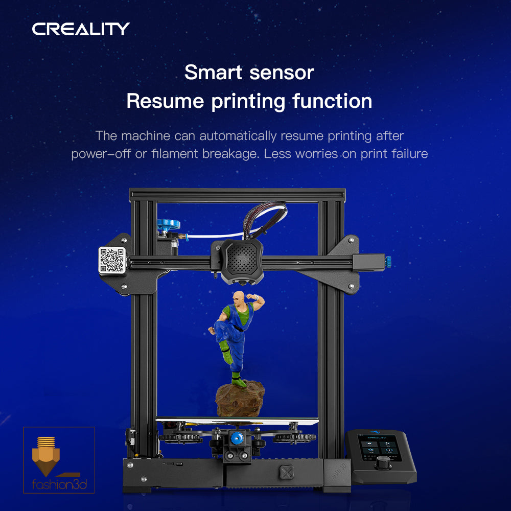 Creality Ender-3 V2 220*220*250mm 3D Printer with Silent Mainboard Xy-axis