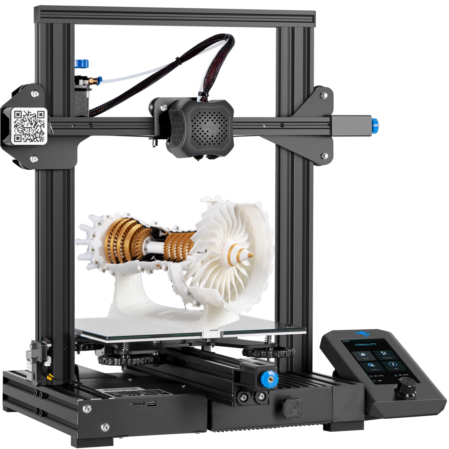 Creality Ender-3 V2 220*220*250mm 3D Printer with Silent Mainboard Xy-axis