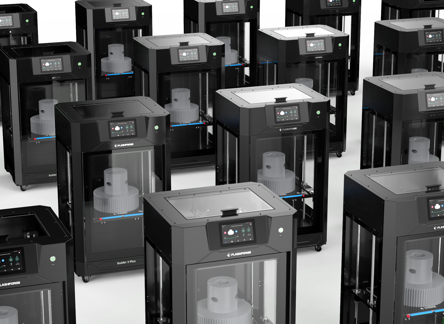 Flashforge Guider 3 plus Professional-grade 3D Printer featuring high-speed printing 350*350*600