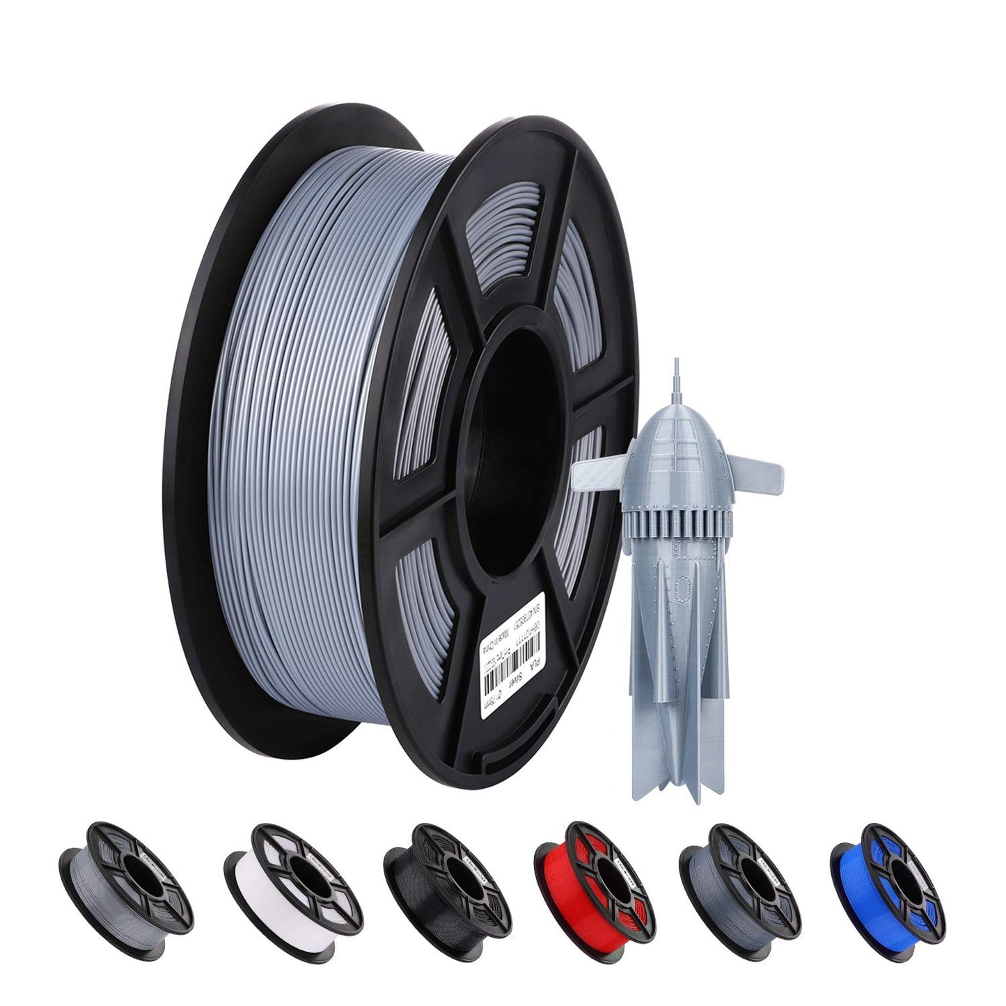 ANYCUBIC 1.75mm 3D Printer Filament PLA Accuracy +/- 0.02mm 2.2 LBS (1KG) Spool