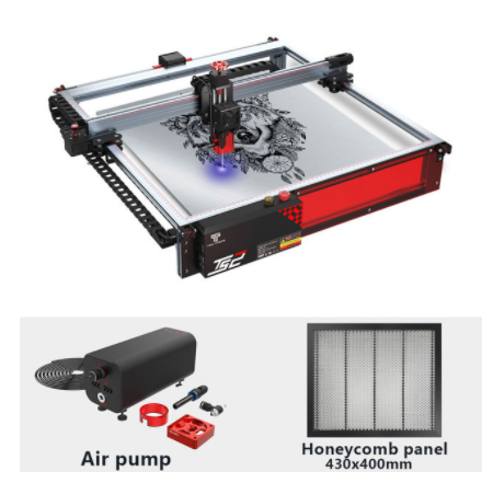 TS2-10W Professional Laser Engraver Endless possibilities 450mm*450mm TwoTrees