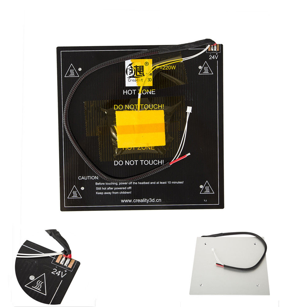 Heat bed Hot Bed panel kit 24V Aluminum Heated Bed Platform for Ender 3/CR-6SE/CR-10 3D Printer