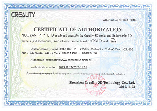 Professional  Australia 3D Printer Authorized Reseller