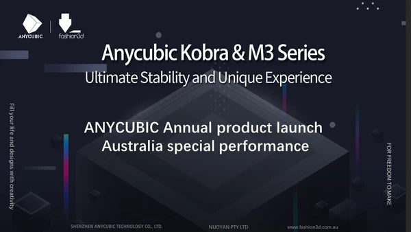 Live Streaming - ANYCUBIC Annual product launch Australia special performance