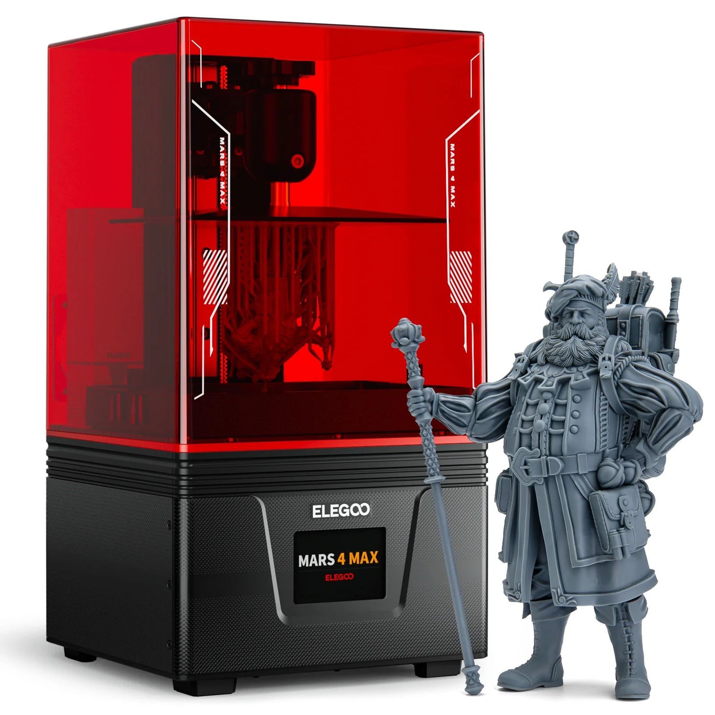 ELEGOO Mars 4 Max MSLA Resin 3D Printer with 6K Mono LCD  ELEGOO Mars 4 Max MSLA Resin 3D Printer with 6K Mono LCD