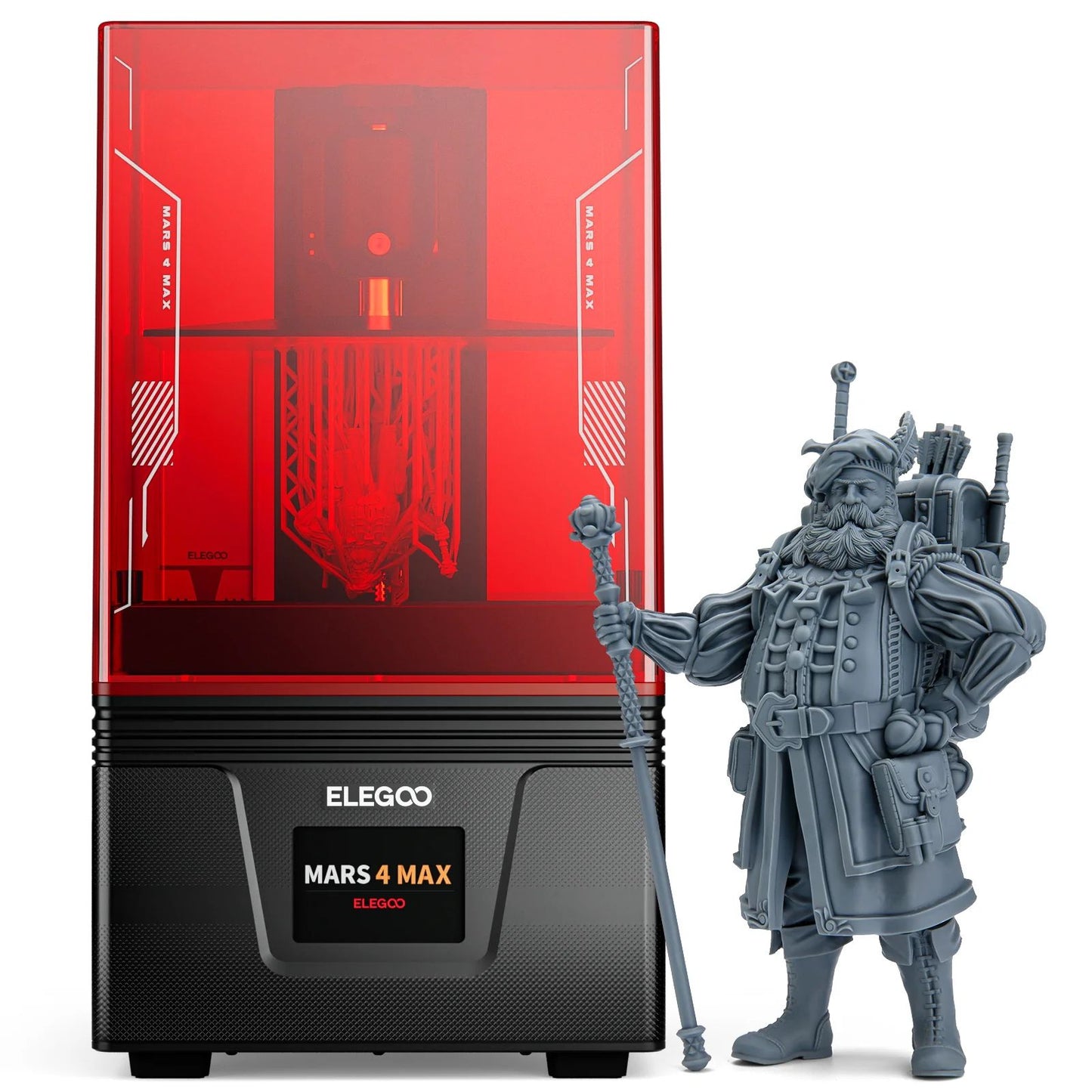 ELEGOO Mars 4 Max MSLA Resin 3D Printer with 6K Mono LCD  ELEGOO Mars 4 Max MSLA Resin 3D Printer with 6K Mono LCD