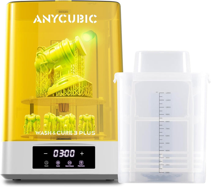 ANYCUBIC Wash&Cure 3 Plus 2 in 1 With Gooseneck Lights for LCD 3D Printers