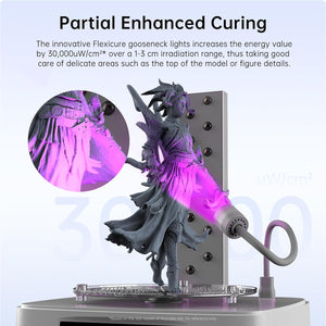 ANYCUBIC Wash&Cure 3 Plus 2 in 1 With Gooseneck Lights for LCD 3D Printers
