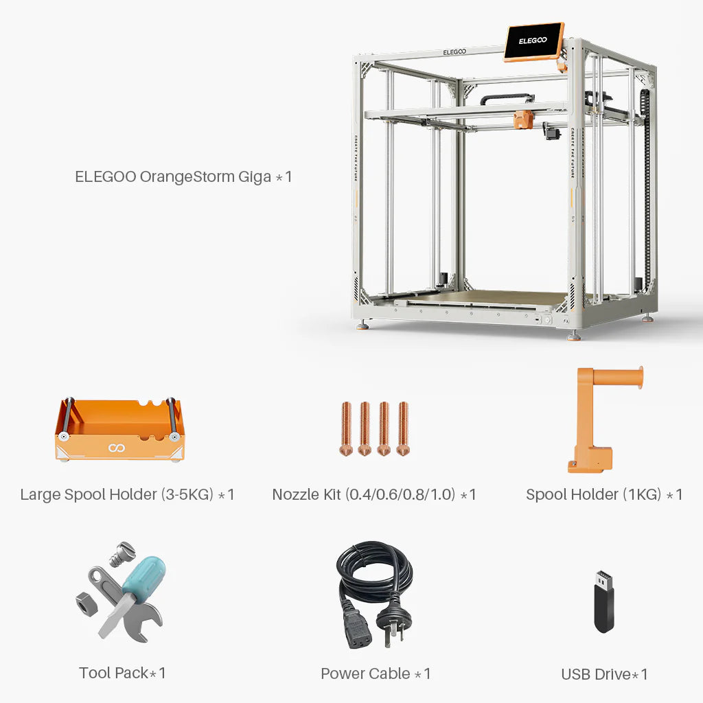 ELEGOO OrangeStorm Giga 800mm x 800mm x 1000mm