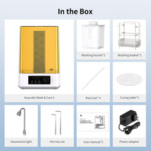 Load image into Gallery viewer, ANYCUBIC Wash and Cure Machine 3 Upgraded Volume Gooseneck Lights for 3D Printer