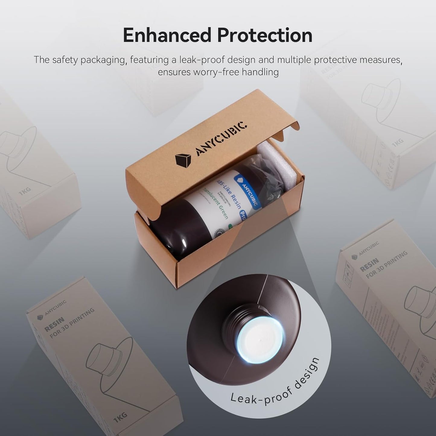 ANYCUBIC ABS-Like Resin Pro 2 3D Printer Upgraded Toughness for LCD 3D Printers