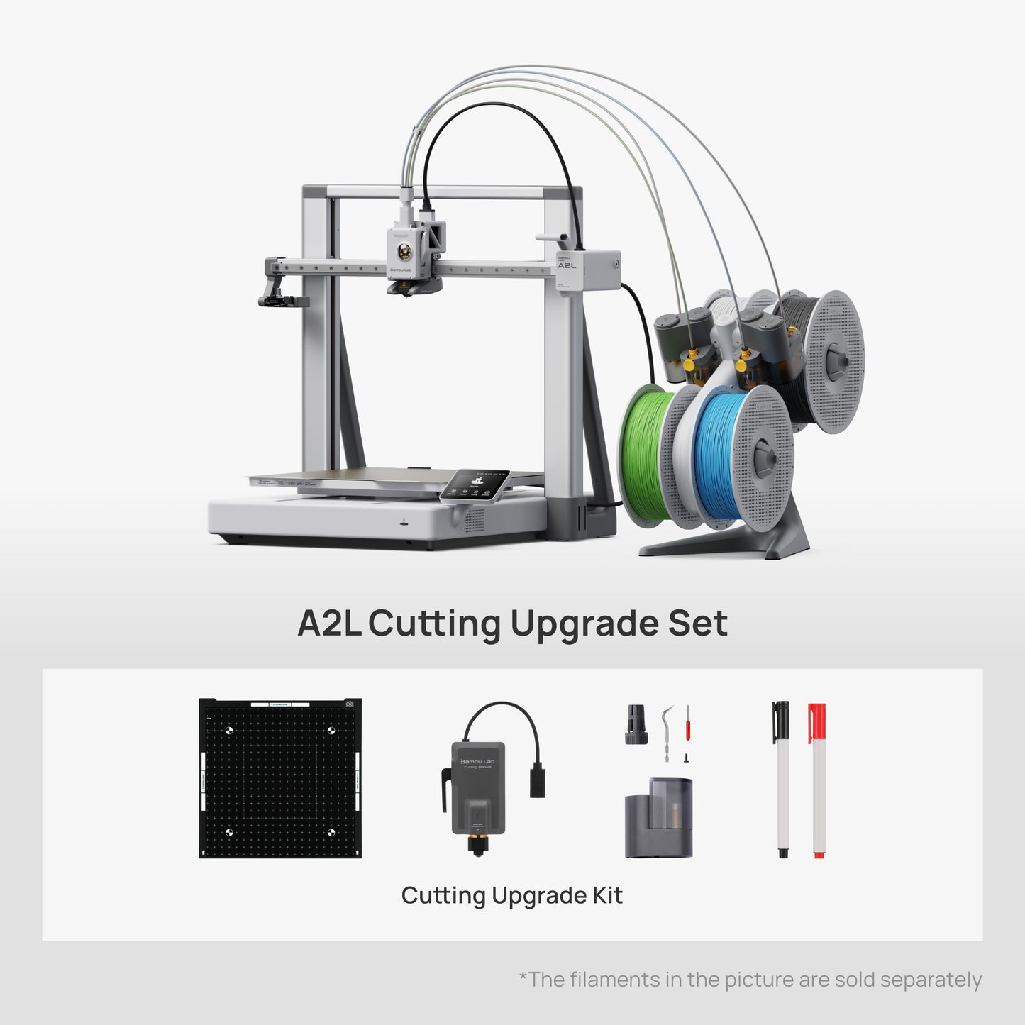 Bambu Lab A2L 3D Printer Australia — official detail 3