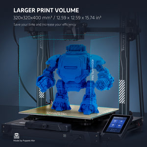 ELEGOO Neptune 3 Plus FDM 3D Printer with Larger Build Volume of 320x320x400mm