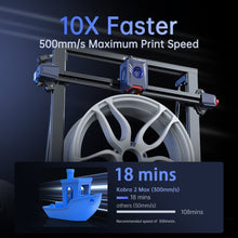Load image into Gallery viewer, ANYCUBIC Kobra 2 Max 3D Printer 500mm/s Max Print Speed 420*420*500mm Large Size