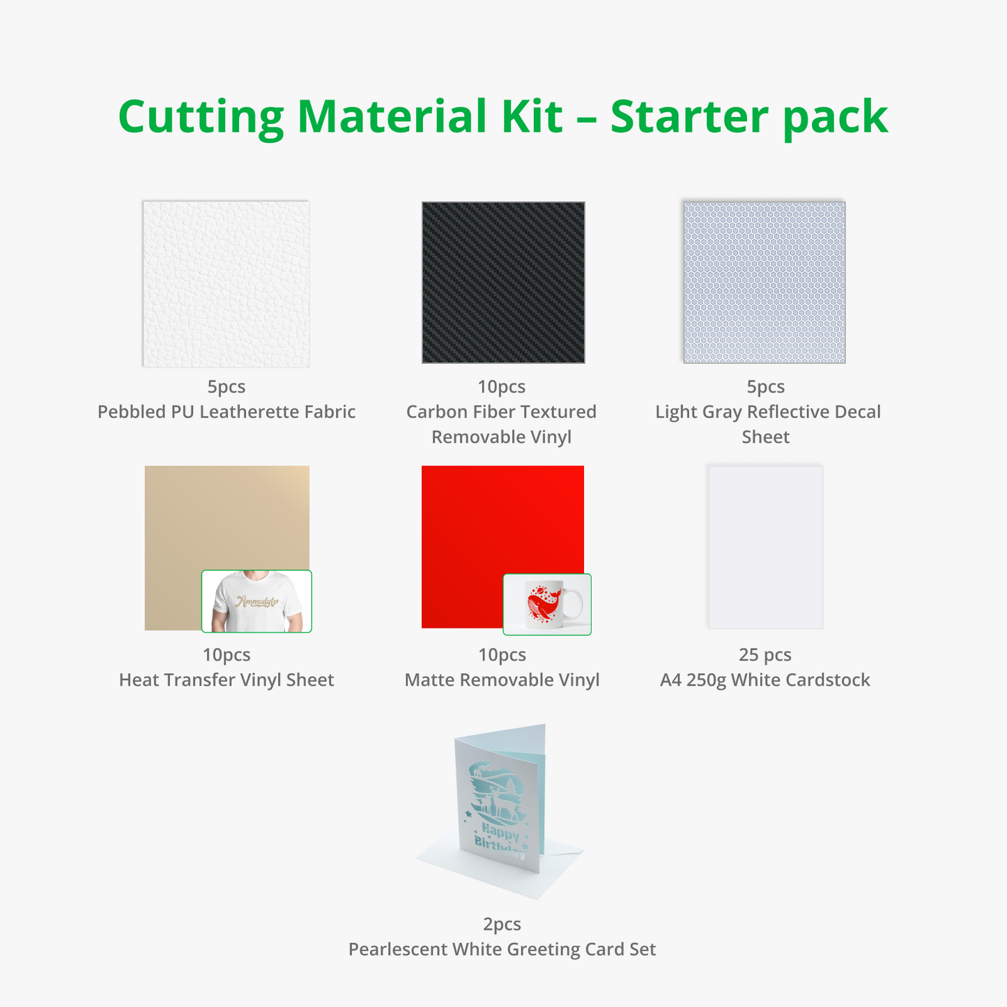 Bambu Lab Cutting Material Kit – Starter Pack
