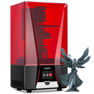 ELEGOO Saturn 2 MSLA 3D Printer, UV Resin Photocuring Printer with 10-inch 8K Monochrome LCD, 219x123x250mm / 8.62x4.84x9.84 Inch Larger Printing Size