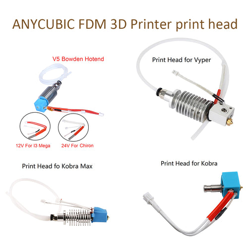 ANYCUBIC Hotend/nozzle kit/Print head  for Mega S / Mega X / Chiron/ Vyper/ Kobra/ Kora Max
