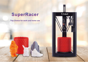 Flsun SR Super Racer Fast Printing Delta 3D Printer Auto Leveling Touch Screen Pre-Assembled