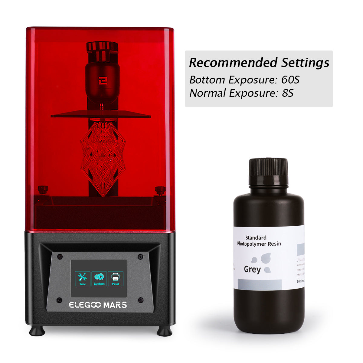 ELegoo Standard UV resin 1L/1KG