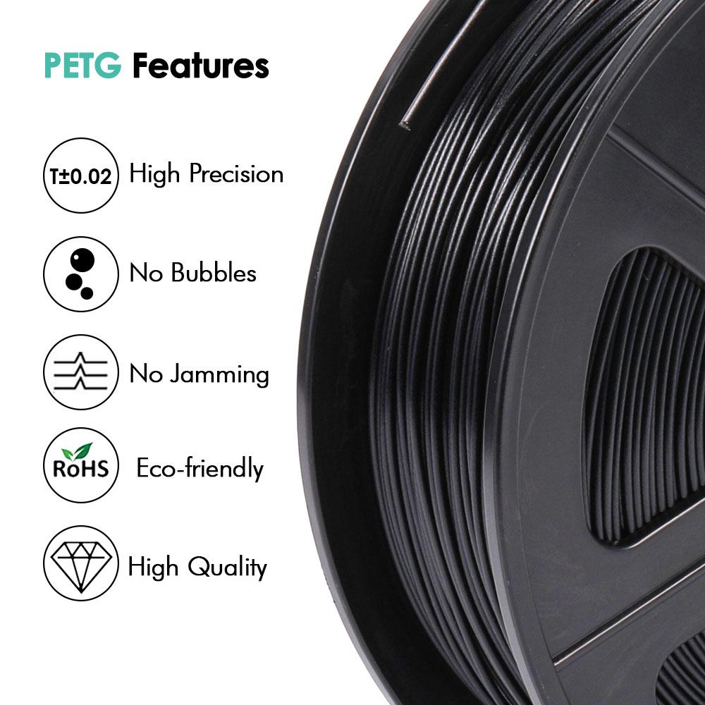 PETG 3D Printer filament 1.75mm 1kg Fashion3d