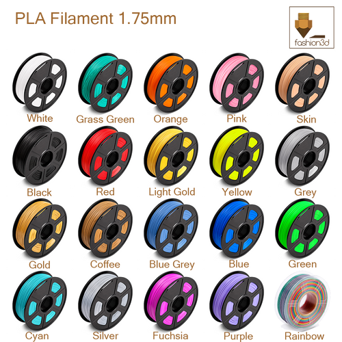 PLA 3D Printer filament 1.75mm 1kg Fashion3d