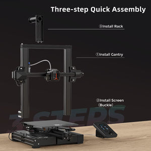 Ender 3 V2 Neo Integrated Structure with Auto-Leveling, Steel PC Bed Upgrade Bed Spring, Printing Size 220 * 220 * 250mm