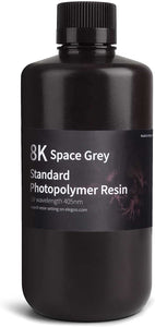 ELEGOO 8K STANDARD PHOTOPOLYMER RESIN SPACE GREY 1000G