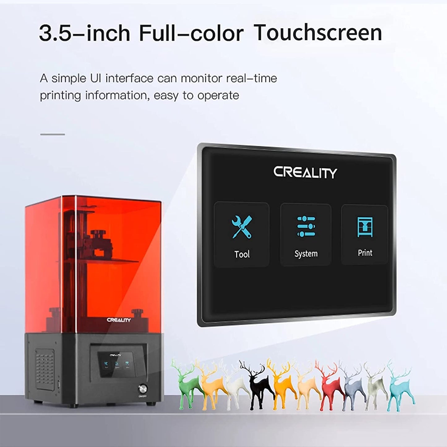 LD002H Resin Creality 3D Printer 130x82x160mm