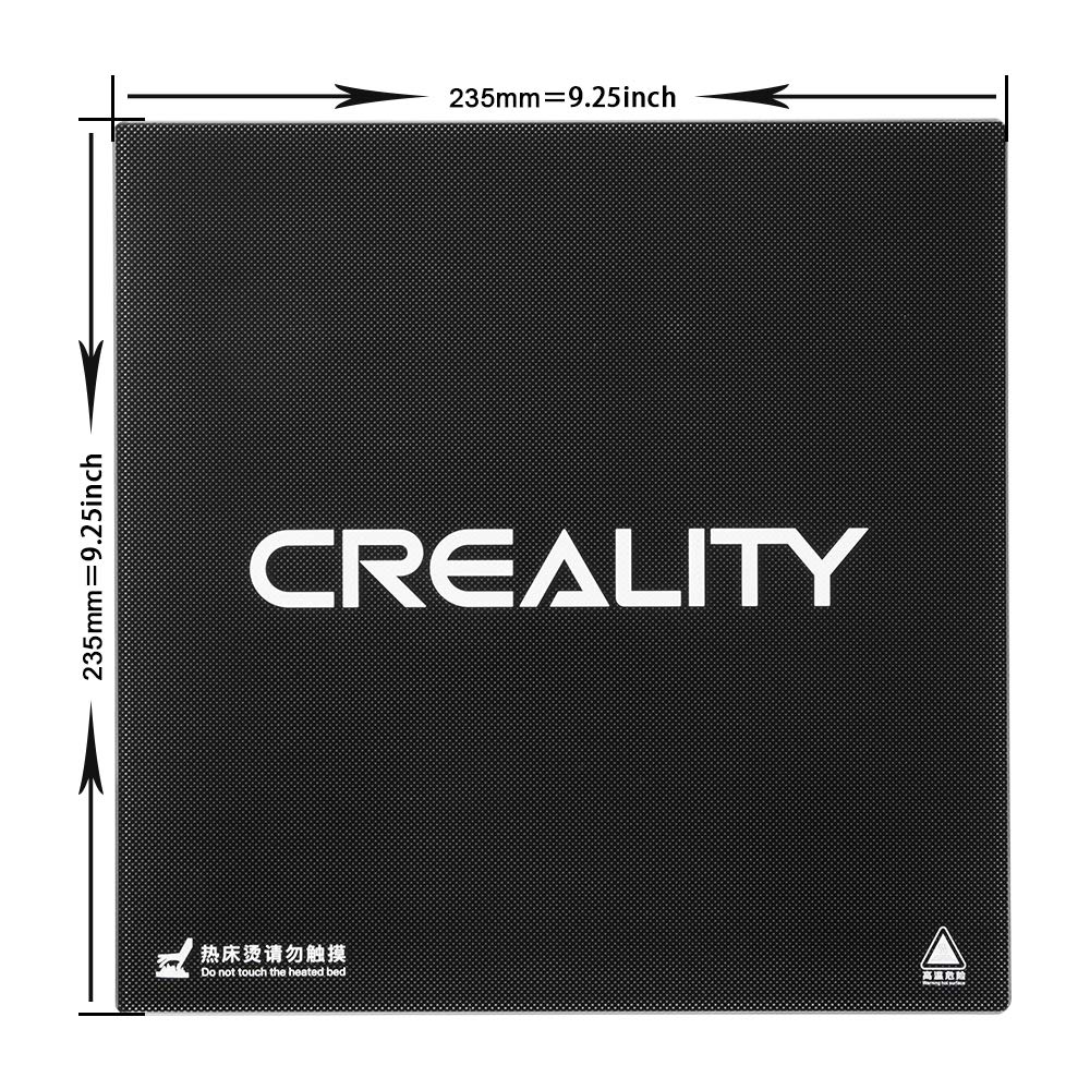 Creality upgraded Carbon Silicon Crystal GlassBed For Ender 3/Ender 5/ CR-6 SE/CR-10S 3D Printer
