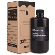 Load image into Gallery viewer, ELEGOO 8K STANDARD PHOTOPOLYMER RESIN SPACE GREY 1000G