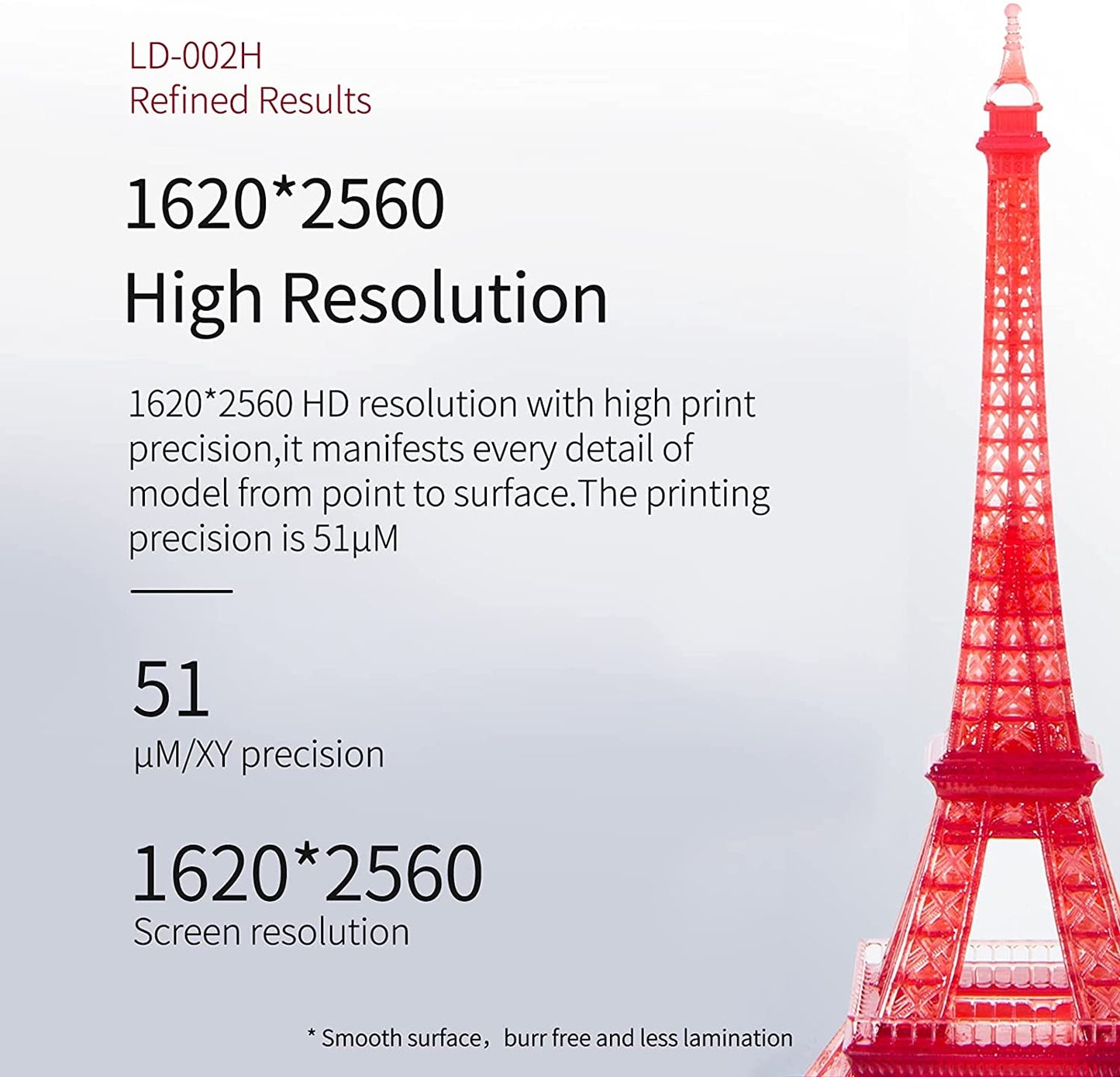 LD002H Resin Creality 3D Printer 130x82x160mm