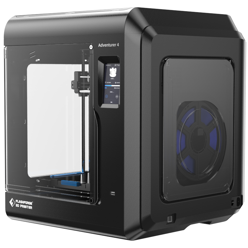 Flashforge Adventurer 4 Auto Leveling Quick Removable Hign Temp Nozzle Flexible CNC Platform HEPA13 air Filter 220 x 200 x 250