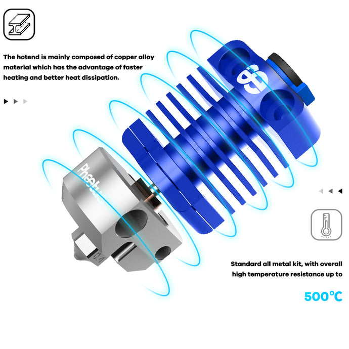 Dragonfly Hotend BMS All Metal Dragon Hotend Up to 500℃