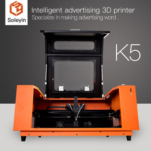 Intelligent advertising 3D printer Specialize in making advertising word Soleyin K5 600*600*70mm