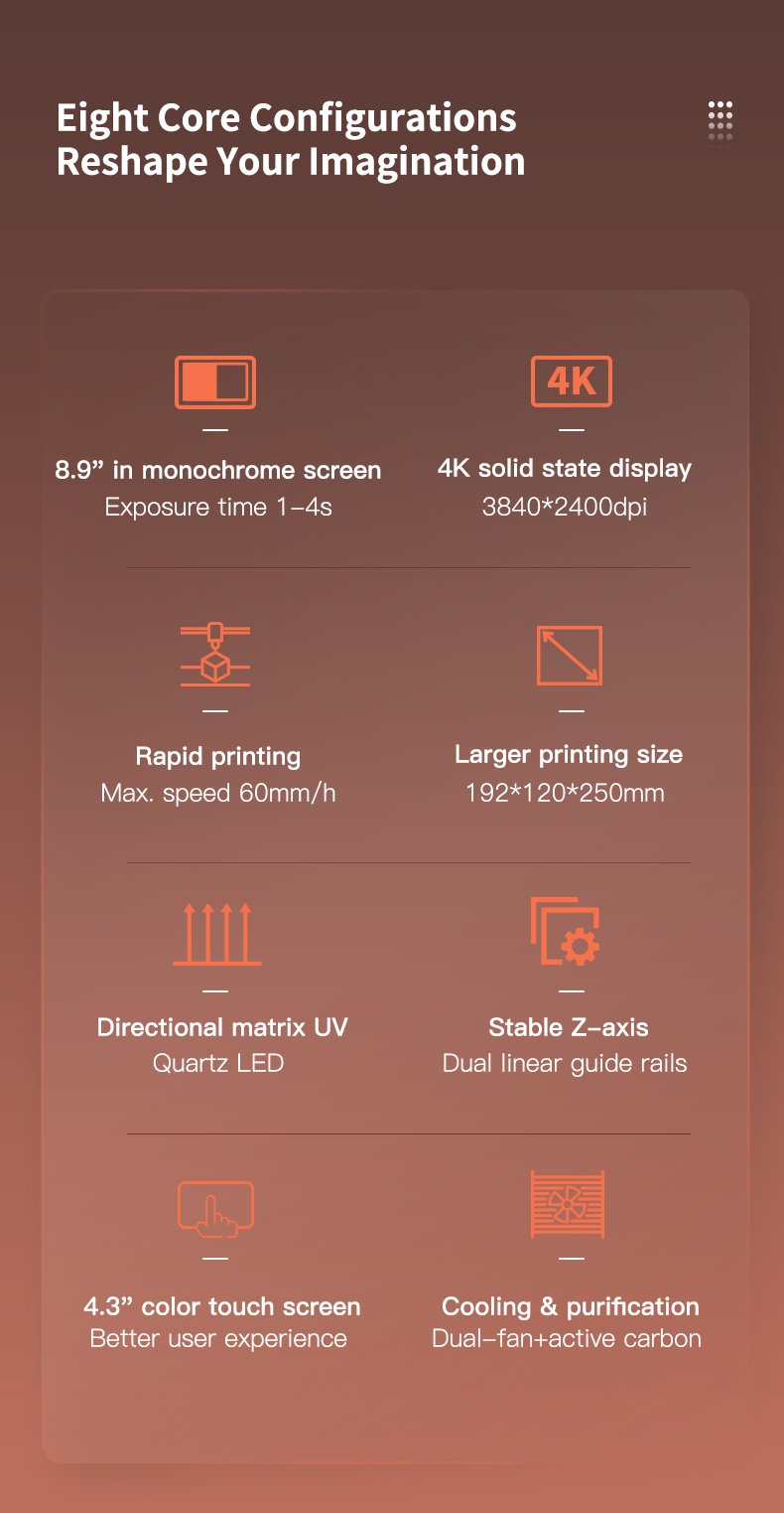 LD006 UV Resin LCD Creality 3D Printer