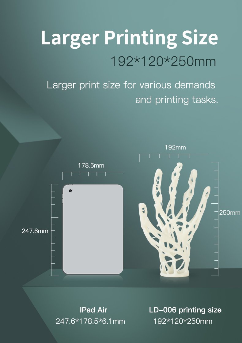 LD006 UV Resin LCD Creality 3D Printer
